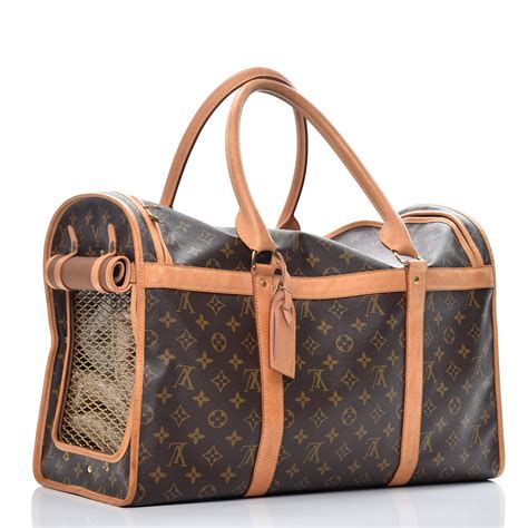 louis vuitton dog bookbag|louis vuitton dog carrier 50.